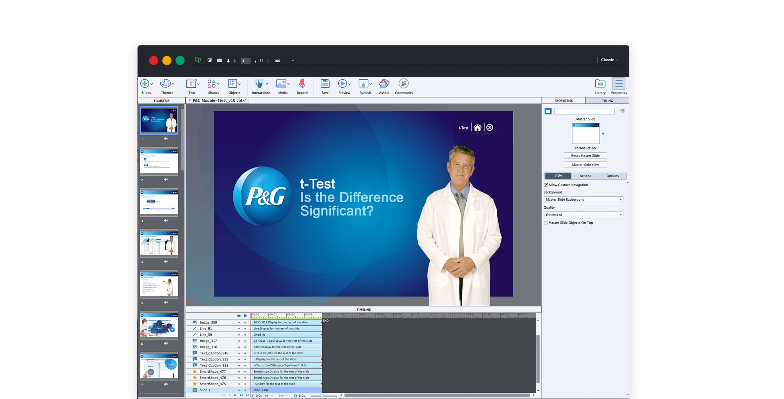 Procter and Gamble E-Learning Application 1