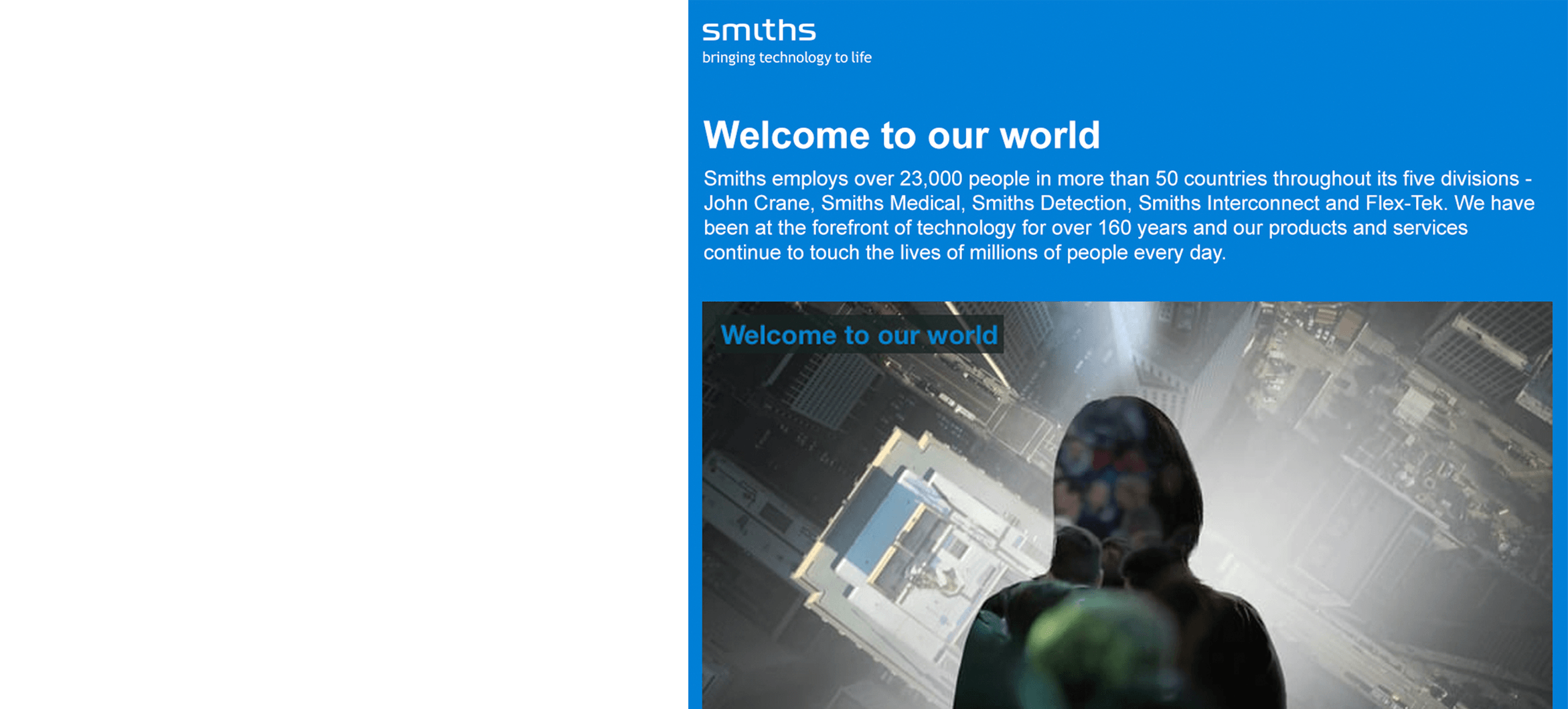 Smiths Group PLC Responsive Email 1